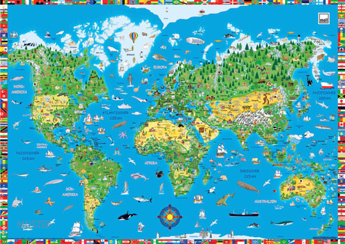 Moll Blotting pad Карта мира